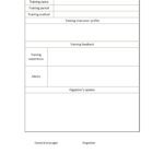 Training Feedback Report Template