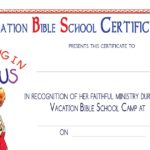 Vbs Certificate Template