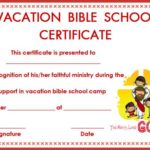 Vbs Certificate Template