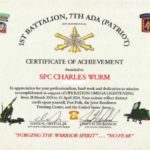 Army Certificate Of Completion Template