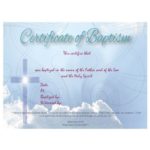 Baptism Certificate Template Word