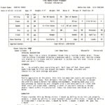 Baseball Scouting Report Template