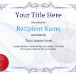 Basketball Certificate Template