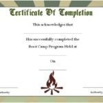Boot Camp Certificate Template