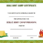 Boot Camp Certificate Template