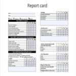 Boyfriend Report Card Template