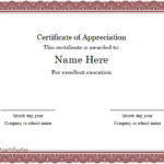 Certificate Templates For Word Free Downloads