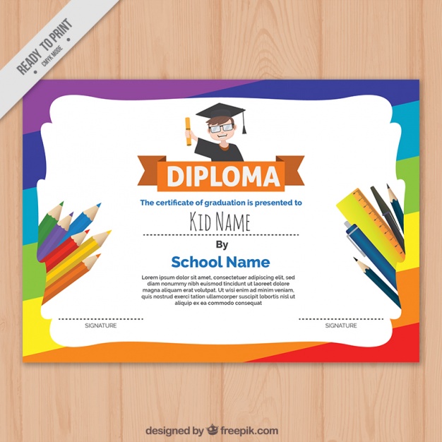 Children’s Certificate Template