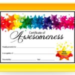 Children’s Certificate Template