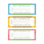 Company Gift Certificate Template