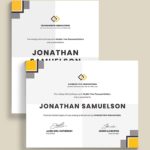 Company Gift Certificate Template