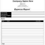 Company Report Format Template