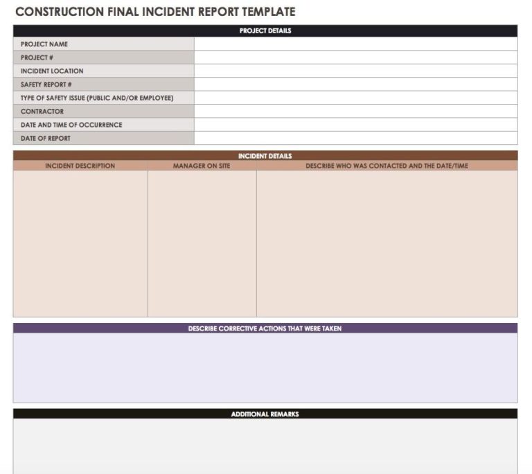 Construction Status Report Template (1) - PROFESSIONAL TEMPLATES ...
