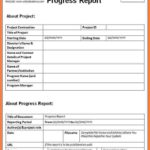 Construction Status Report Template