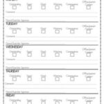 Daily Report Card Template For Adhd