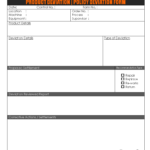 Deviation Report Template