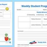 Educational Progress Report Template