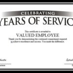 Employee Anniversary Certificate Template