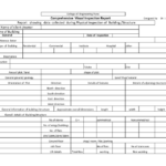 Engineering Inspection Report Template