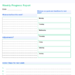 Engineering Progress Report Template