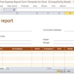 Expense Report Template Excel 2010