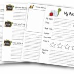 First Grade Book Report Template