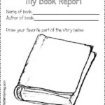 First Grade Book Report Template