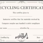 Free Certificate Of Destruction Template