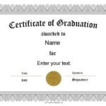 Free Printable Graduation Certificate Templates