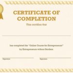 Generic Certificate Template