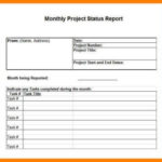 How To Write A Monthly Report Template