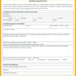 Incident Report Form Template Qld