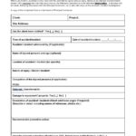 Incident Report Form Template Qld