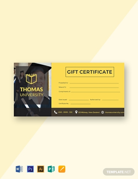 Indesign Gift Certificate Template