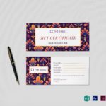 Indesign Gift Certificate Template