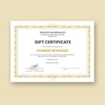 Indesign Gift Certificate Template