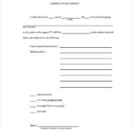 Long Service Certificate Template Sample