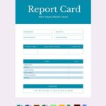 Middle School Report Card Template