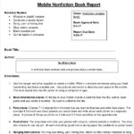 Mobile Book Report Template