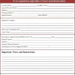 Ohs Incident Report Template Free