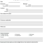 Ohs Incident Report Template Free