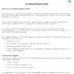 Ohs Incident Report Template Free