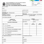 Part Inspection Report Template