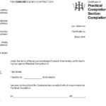 Practical Completion Certificate Template Jct