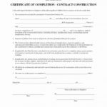 Practical Completion Certificate Template Jct