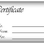 Printable Gift Certificates Templates Free