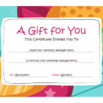 Printable Gift Certificates Templates Free