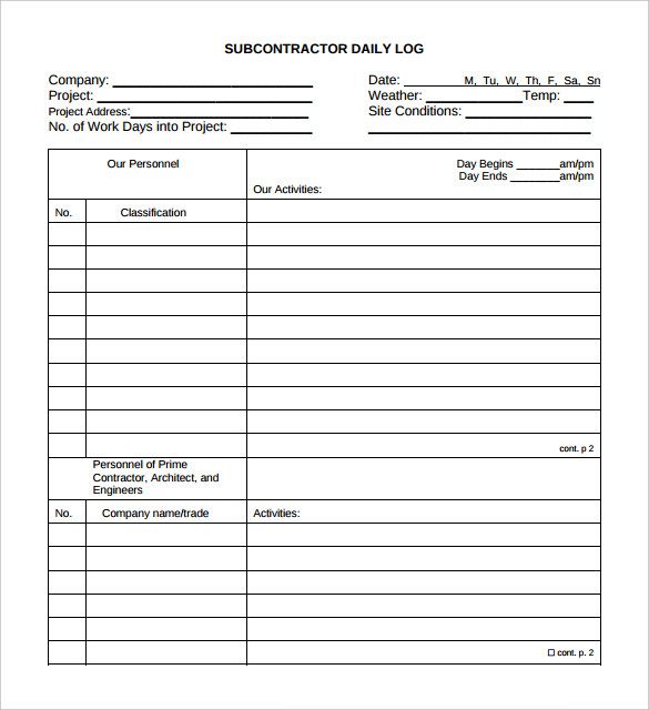 Progress Report Template For Construction Project