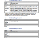 Report Specification Template