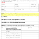 Research Project Progress Report Template